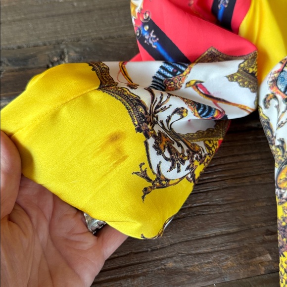 Dolce & Gabana 2011 vintage silk sheath dress swords and filigree - Picture 7 of 16